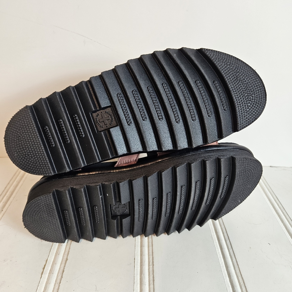Dr. Martens Blaire Quad Platform Sandals Womens 10 Fondant Pink Strappy Chunky - Picture 11 of 16